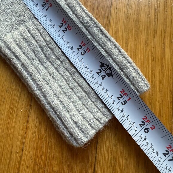 LC Lauren Conrad Size S Gray Narwhal Sequin Metallic Knit Long Sleeve Sweater - Picture 8 of 12